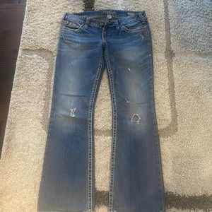 Silver jeans Boot Cut size waist 32 length 33 used
